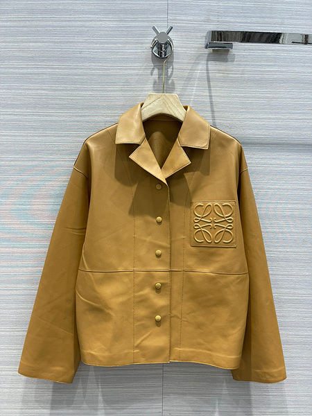 로에베 가죽 재킷