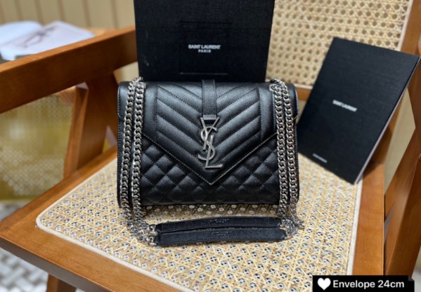 생로랑 엔벨로프 숄더백 미디움 487206
