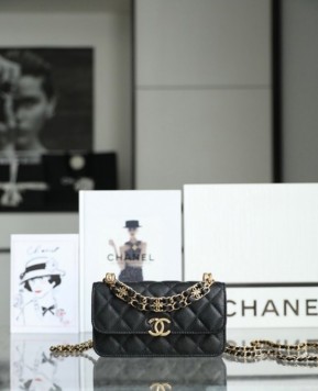 샤넬 22k cc더블 체인 woc