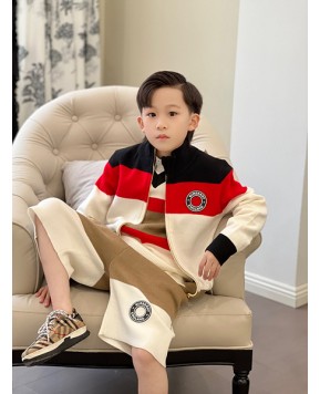 키즈 버버리 집업 가디건