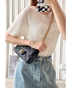 샤넬 23p 하트볼 체인 스몰 플랩백