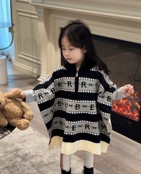 버버리 키즈 케이프