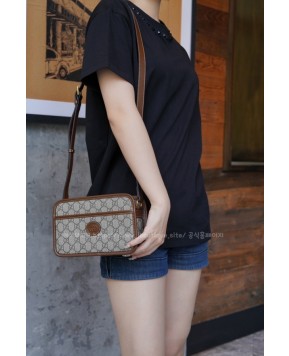 구찌 인터로킹 슈프림 미니백