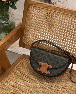 셀린느 트리오페 베사체 숄더백