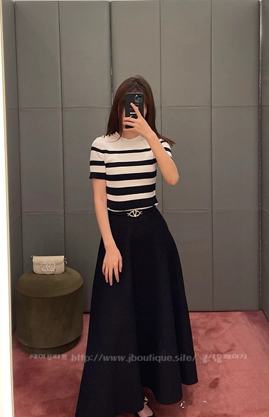 발렌티노 반팔 니트