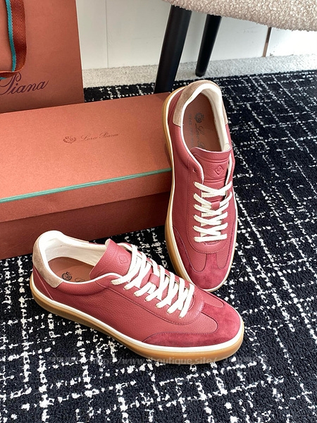 로로피아나 남성 테니스 스니커즈