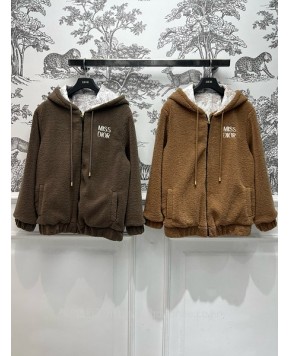 디올 후드 집업 (2color)