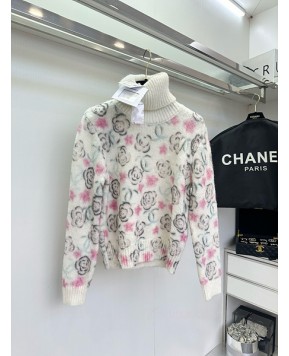 샤넬 여성 폴라 니트