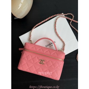 샤넬 2024/25 크루즈 쇼 롱 베니티 체인 탑핸들