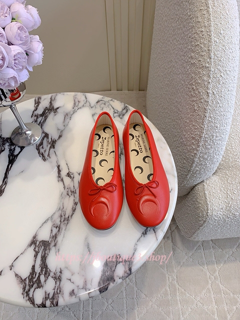 레페토 X 마린 세르 릴루 룬 발레리나 슈즈