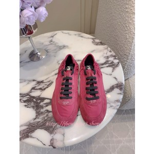 프라다 컬랩스 리나일론 및 스웨이드 엘라스틱 스니커즈 (남녀공용)