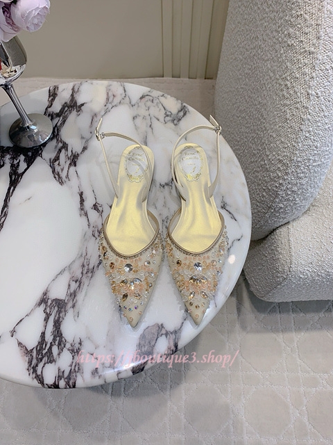 르네까오빌라 슬링백 플랫