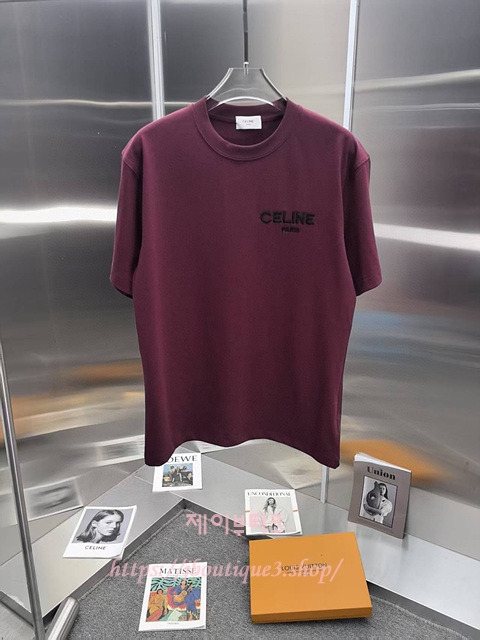 셀린느 반팔 티셔츠