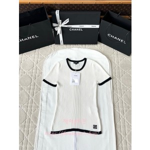 샤넬 반팔 니트
