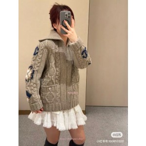 샤넬 여성 니트 집업 가디건