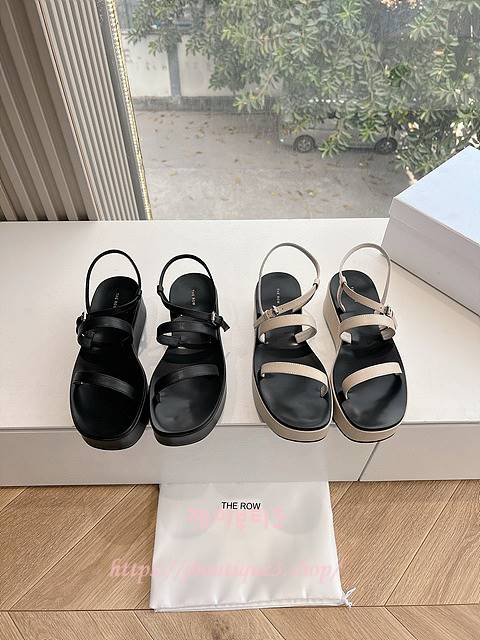 더로우 샌들 (2color)