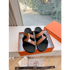 에르메스 카지미르 남성 가죽 샌들