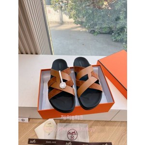 에르메스 카지미르 남성 가죽 샌들