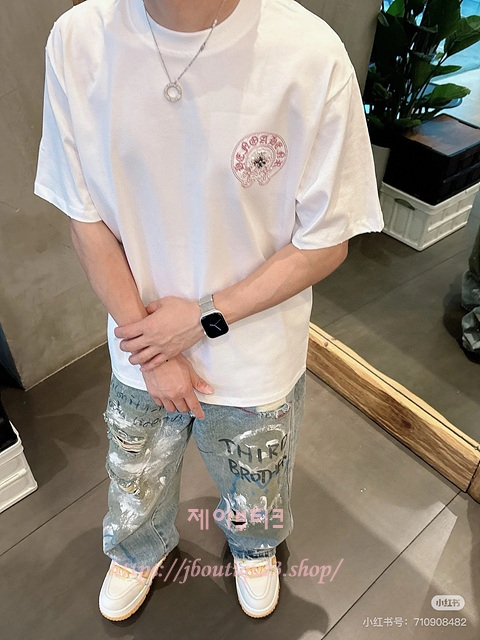 크롬하츠 남성 반팔 티셔츠