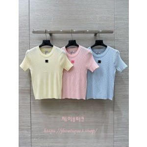 샤넬 반팔 티셔츠 (3color)