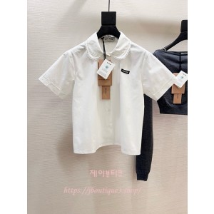 미우미우 반팔 블라우스