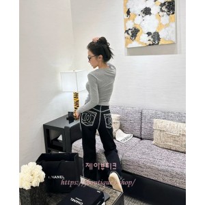 샤넬 데님 팬츠