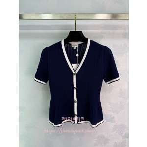 샤넬 반팔 니트