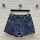 디올 데님 쇼츠