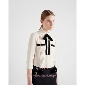 프라다 블라우스