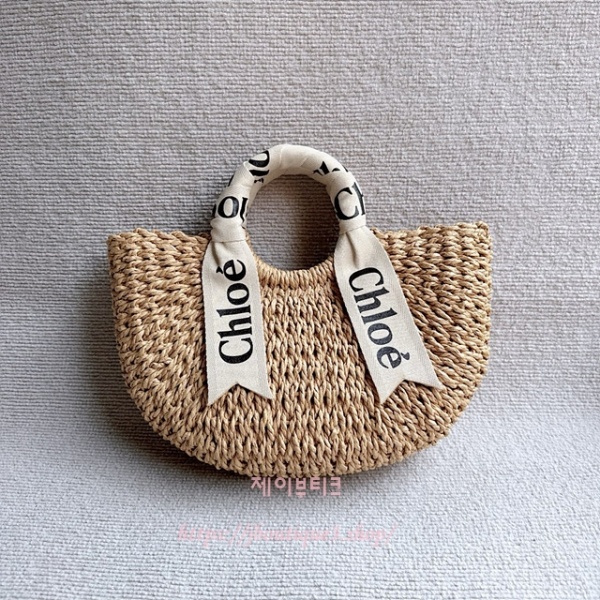 끌로에 라탄 백