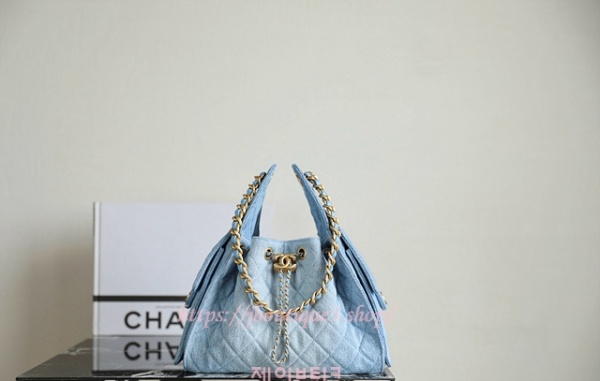 샤넬 25 데님 호보백 스몰