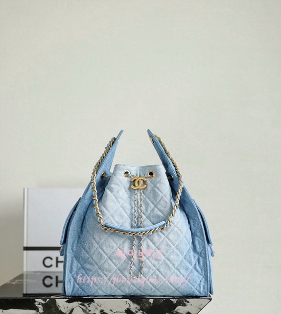 샤넬 25 데님 호보백 미디엄