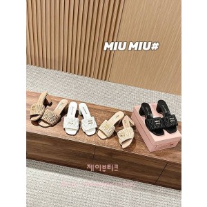 미우미우 샌들 힐 (4color)