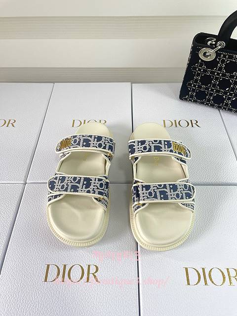 디올 벨크로 샌들