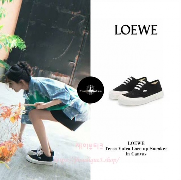로에베 테라 벌카 레이스업 스니커즈