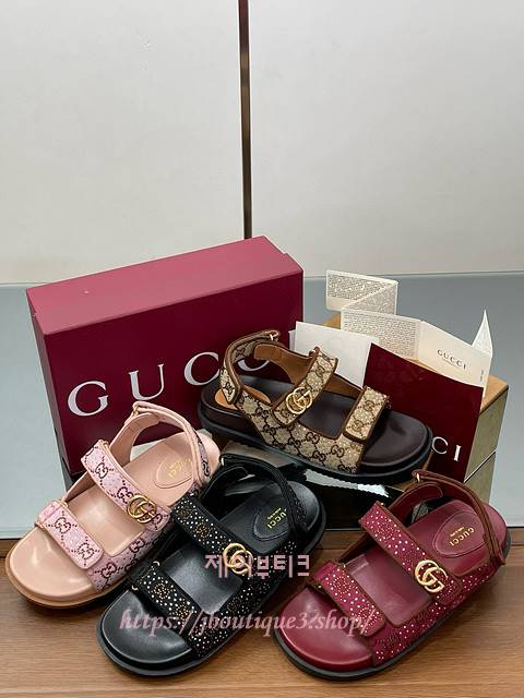구찌 벨크로 샌들 (4color)