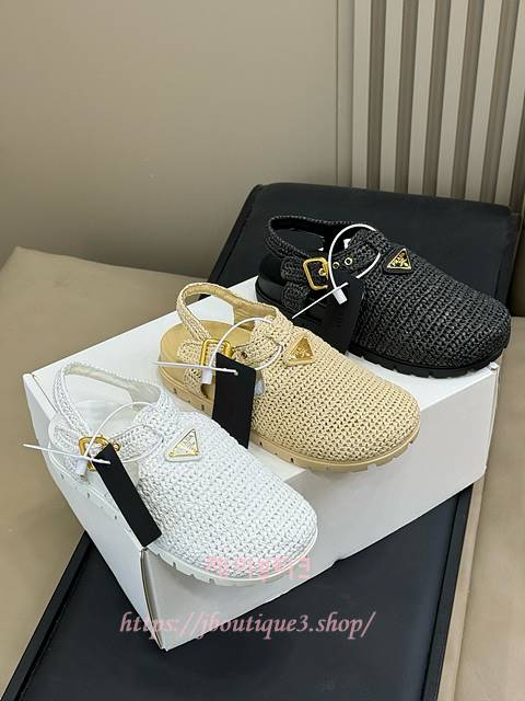 프라다 샌들 (3color)