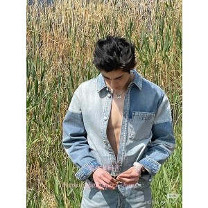 구찌 남성 데님 셔츠 자켓