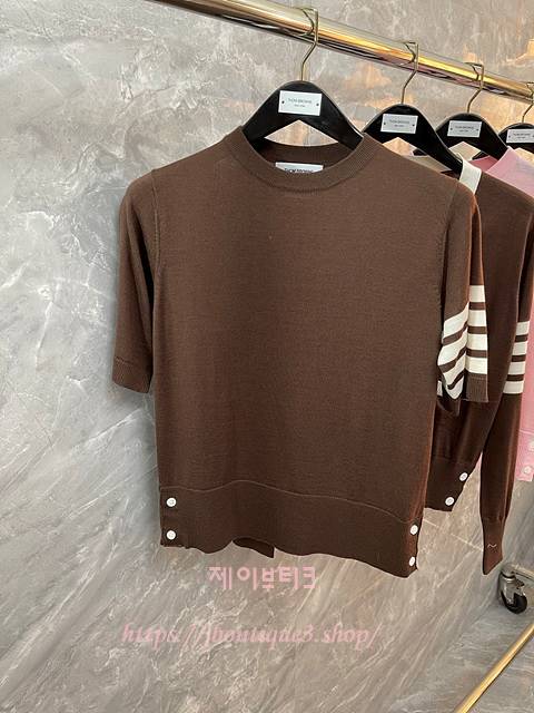 톰브라운 반팔 니트