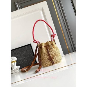 프라다 크로셰 미니 버킷 백