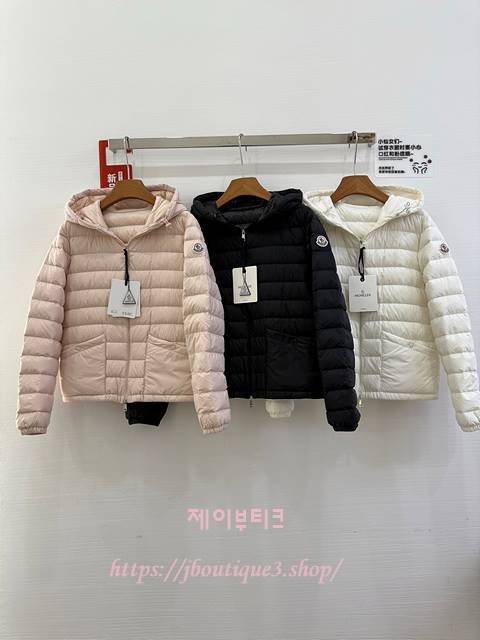 몽클레어 Hede 후드 쇼트 다운 재킷 (3color)