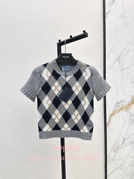 프라다 반팔 니트