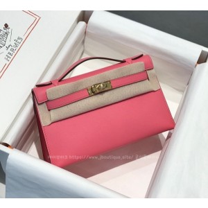 (국내배송3-4일 소요) 에르메스 미니 켈리 핑크 금장 [81]