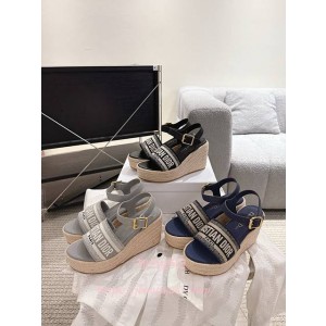 디올 Dway 웨지힐 샌들 (3color)