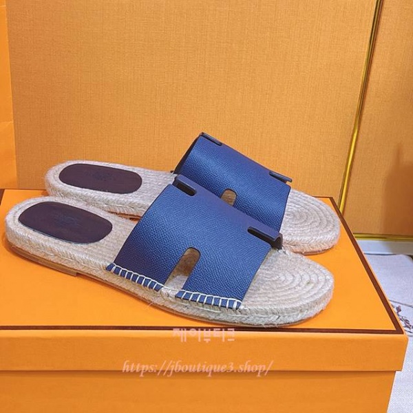 에르메스 Antigua 에스파드리유 남성 슬리퍼