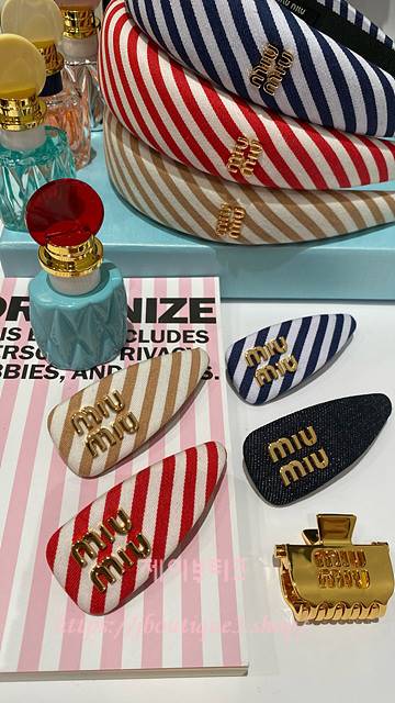 미우미우 헤어핀(4color)