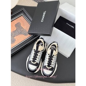 샤넬 믹스 드 파이버 스니커즈