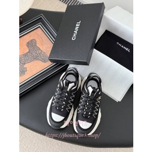 샤넬 믹스 드 파이버 스니커즈