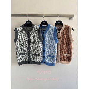 디올 니트 베스트 (3color)