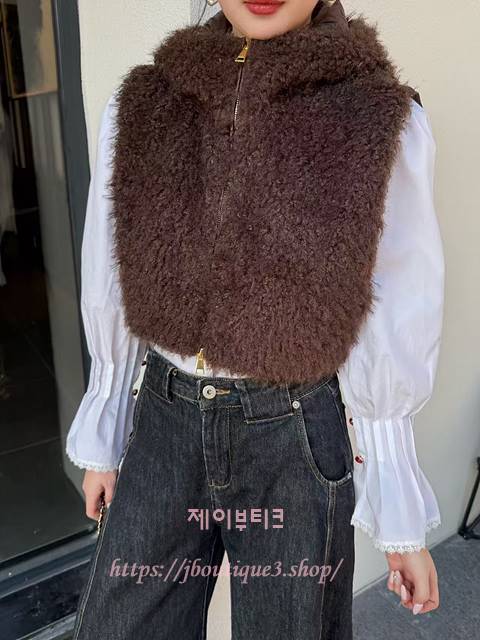 몽클레어 퍼 패딩 베스트